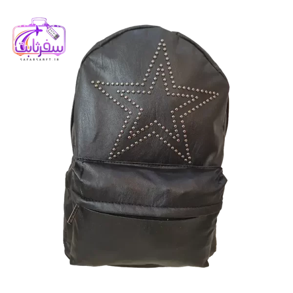 کوله پشتی طرح چرم مدل Star با طراحی مدرن و شیک